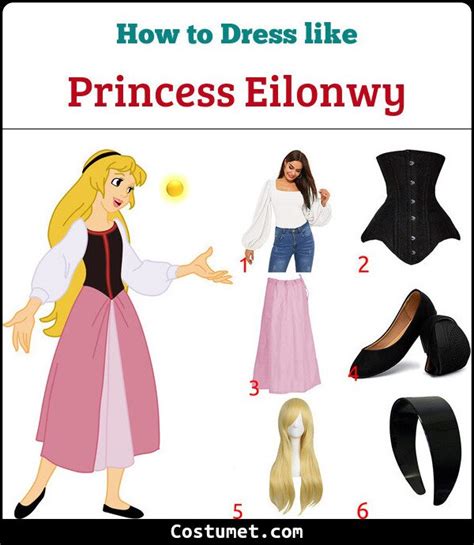 Princess Eilonwy Costume From The Black Cauldron For Cosplay