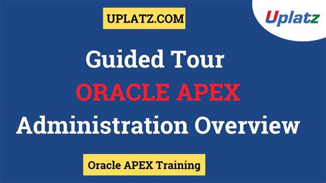 Oracle Apex Administration Overview Oracle Application Express Admin