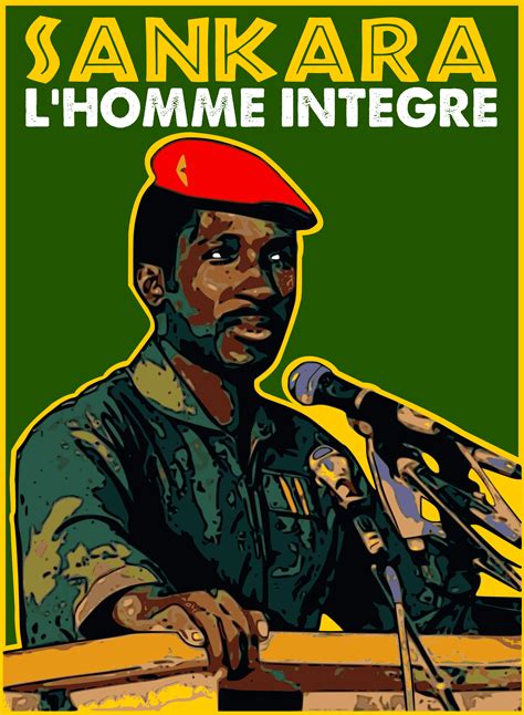 Thomas Sankara Création Originale Par Taha Elhamed História Politica