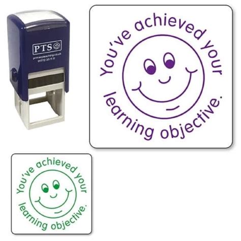 Learning Objective Pre Inked School Teacher Marking Feedback Stamper