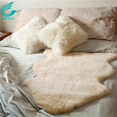 Natural Sheepskin Wool Comfort Mattress Bed Pad Bed Mat Rug View Natural Sheepskin Rug Custom