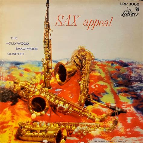 Hollywood Saxophone Quartet Sax Appeal Vinyl Blue Sounds