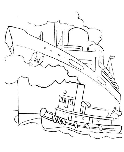 And you can freely use images for your personal blog! Ocean liner coloring pages download and print for free
