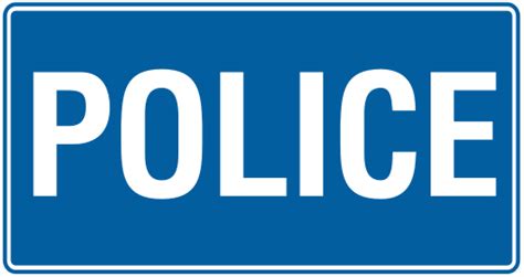 Us Road Signs Police Info