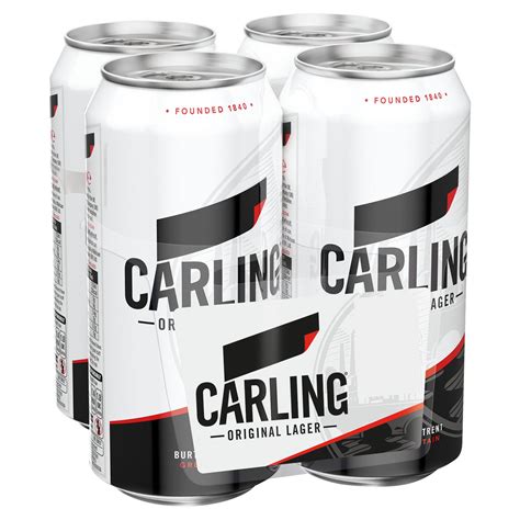 Carling Original Lager 4 X 440ml Beer Iceland Foods
