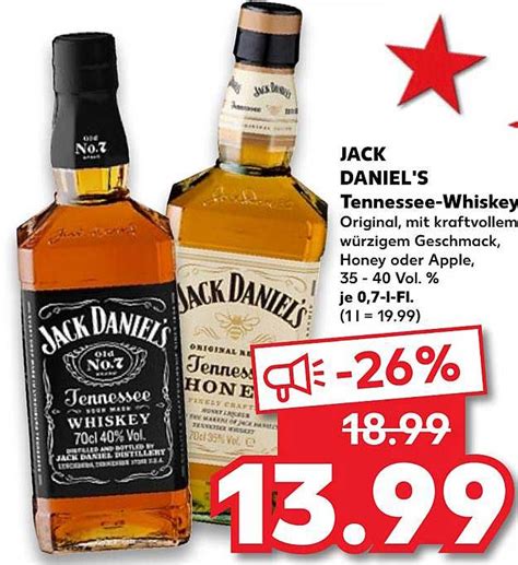 Jack Daniel S Tennessee Whiskey Angebot Bei Kaufland Prospekte De