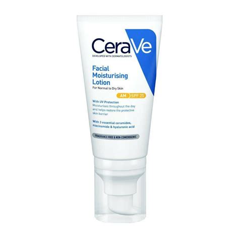 Cerave Facial Moisturising Lotion Spf25 Normal Dry Skin Moisturise