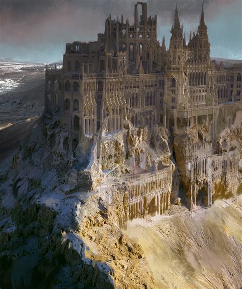 Fantasy Castle Art By Matus Garaj