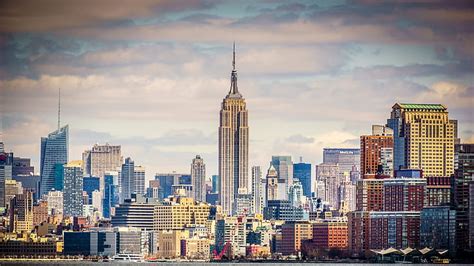 Hd Wallpaper New York Usa Empire State Building Houses Skyscrapers