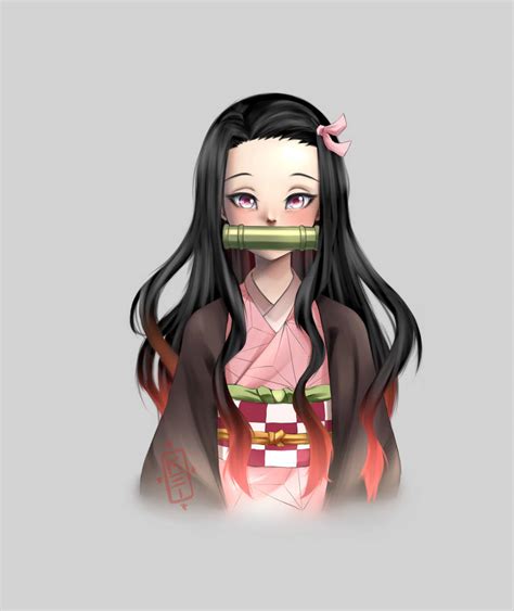 Nezuko Fan Art By Bintangkei On Deviantart