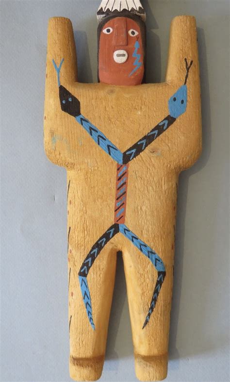 Folk And Indigenousnavajo Folk Artist Harold Willeto Carved Painted