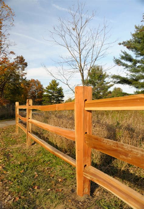 Small Garden Split Rail Fence Garden Design