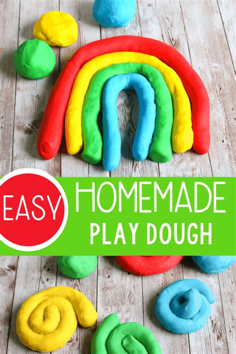 Easy Homemade Play Dough Recipe For Kids