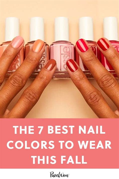 The 7 Best Nail Colors To Wear This Fall Fun Nail Colors Nail Colors