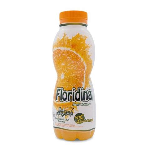 Jual Floridina Florida Orange 360ml Minuman Jus Jeruk Bulir Kemasan