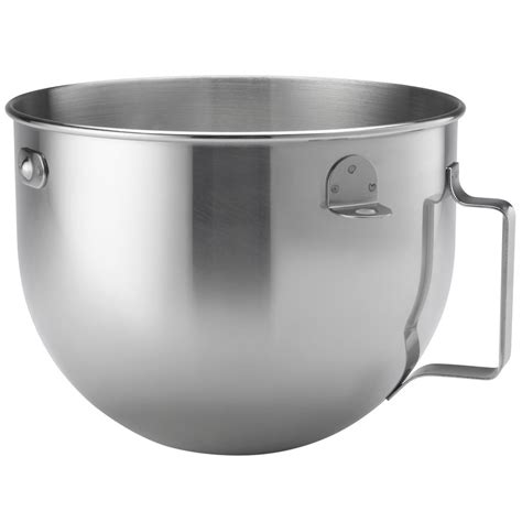 Kitchenaid Kn25wpbh Polished Stainless Steel 5 Qt Mixing Bowl With