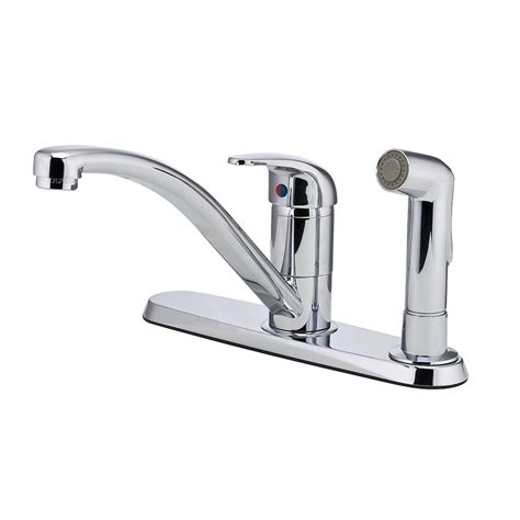 There is a massive market for kitchen faucets; Pfister Single Control Kitchen Faucet With Spray in ...