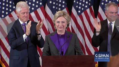 Hillary Clinton Full Concession Speech C Span Youtube