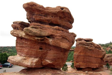 Colorado Colorado Springs Garden Of The Gods Balanced Rock And