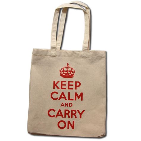 Keep Calm And Carry On Shopper Bag