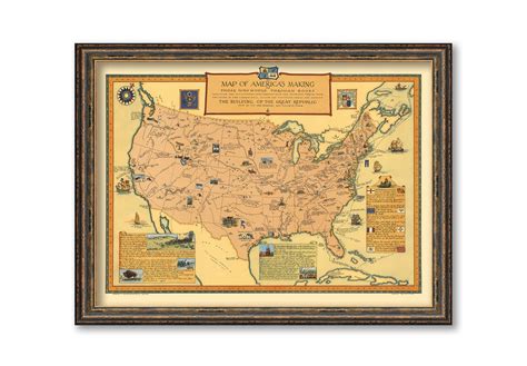 Map Of Americas Making Print This Map Comes In 3 Different Sizes