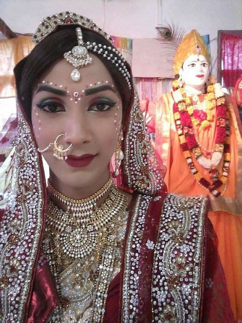 Indian bridal makeup transformation makeover from chandan to. Indian crossdresser
