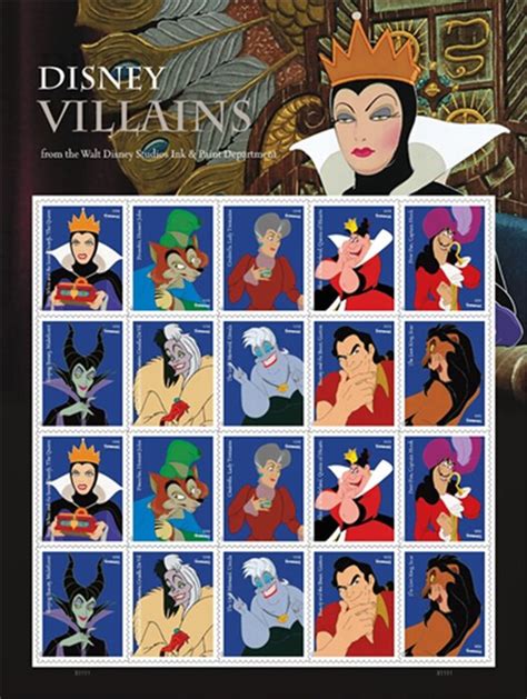 Disney Villains Honored With Usps Forever Stamps E News