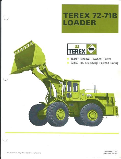 Terex 72 71bterex 85С Uk Version Loader — Каталог КВХ