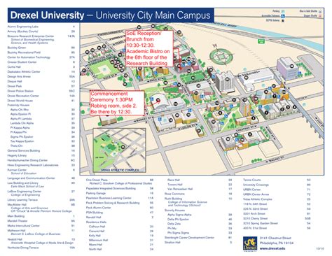 Drexel University Campus Map Map Of Asia