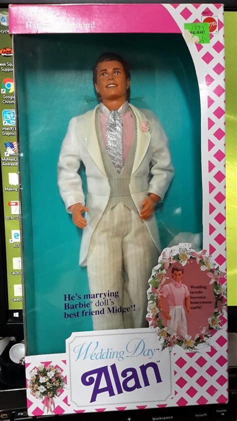 Alan Doll Groom Of Midge Foreign 9607 New Nrfb 1990 Mattel Inc 3