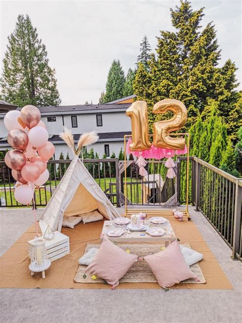 Carella Petite Event Glamping Birthday Picnic Birthday Party Outdoor