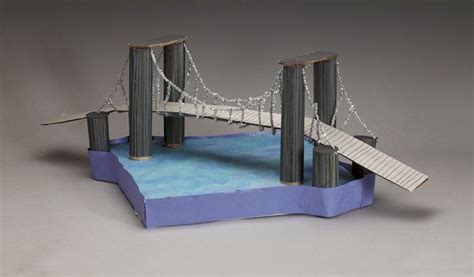 How To Build A Model Suspension Bridge For School Project School Walls