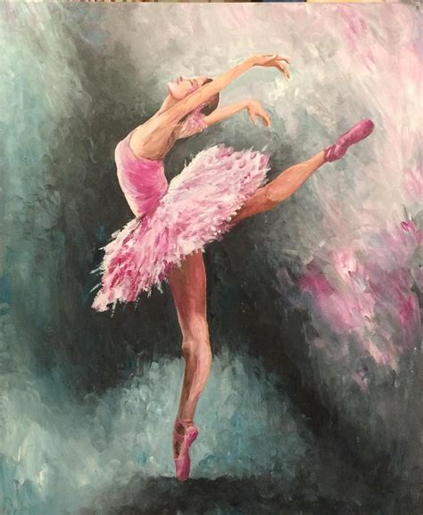 Nelya Shenklyarska Dancer Painting Ballerina Painting Ballet Painting