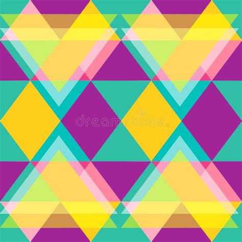 Seamless Triangle Pattern Abstract Background With Geometric Texture
