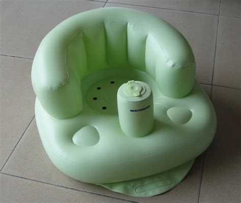 New Inflatable Baby Chair Stool Bath Seats Dining Pushchair Pvc