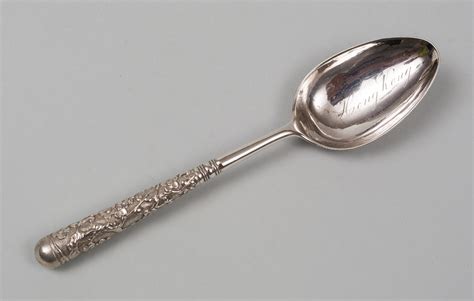 Antique Chinese Silver Souvenir Spoon