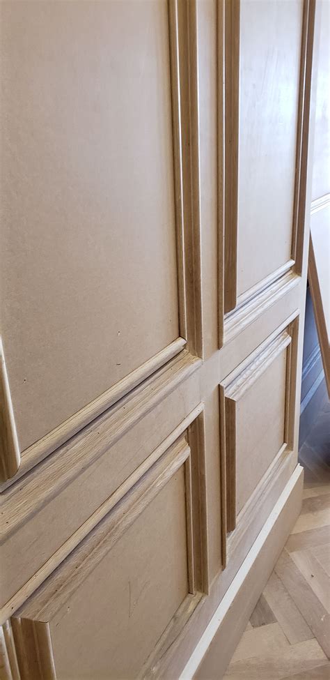 Paint Grade Raised Paneling Across A Wall You Can Use 34 Mdf And Wood