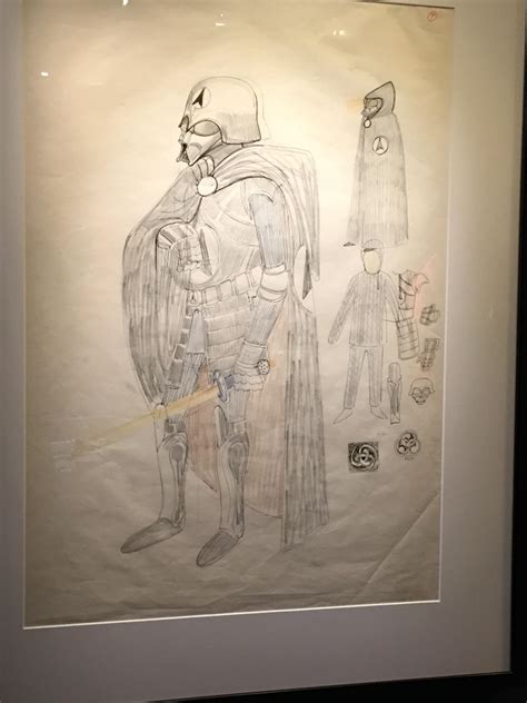 Original Concept Art For Vader From The Original Concept