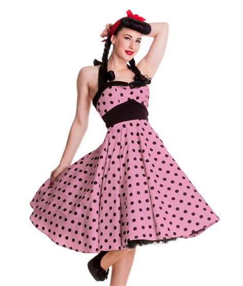 hell bunny 50 s adelaide polka dot dress pink tiger milly mode rockabilly rockabilly outfits