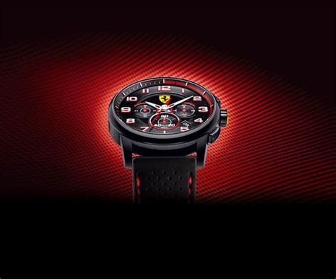 Watches Scuderia Ferrari Heritage Chronograph Black And Red Is