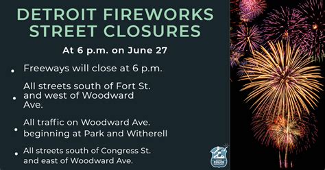 Detroit Police News On Twitter 🎇 Ford Fireworks 🎇 Beginning At Approx