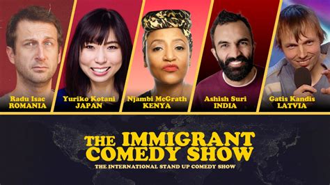 The Immigrant Comedy Show Live Comedy At The Glee Club
