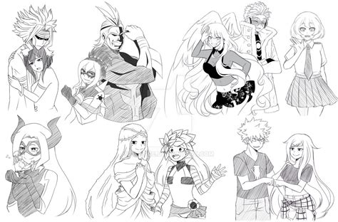 Bnha Sketches Sketchpage Iii By Jusace On Deviantart