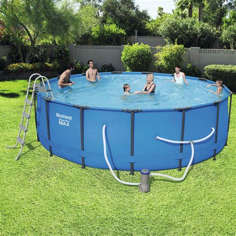 Bestway 15 X 48 Steel Pro Max Pool Set Splash Super Center