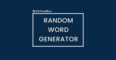 50 Words At A Time Random Word Generator Tool