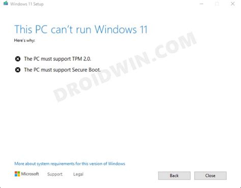 How To Bypass Tpm 2 0 Requirement And Install Windows 11 Droidwin Droidwin