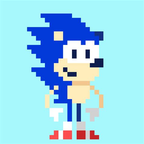 Sonic The Hedgehog Pixel Art
