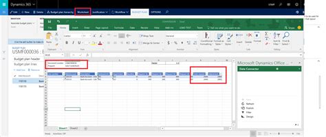 เท็มเพลตการวางแผนงบประมาณสำหรับ Excel - Finance | Dynamics 365 | Microsoft Docs