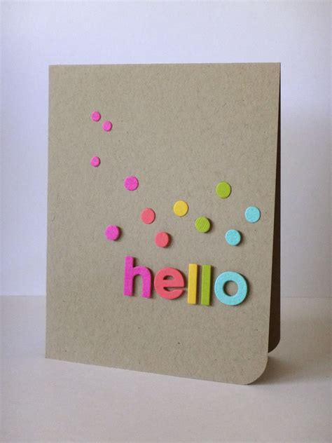 Neon And Polka Dots Card Created For Casologys Neon Challen Flickr