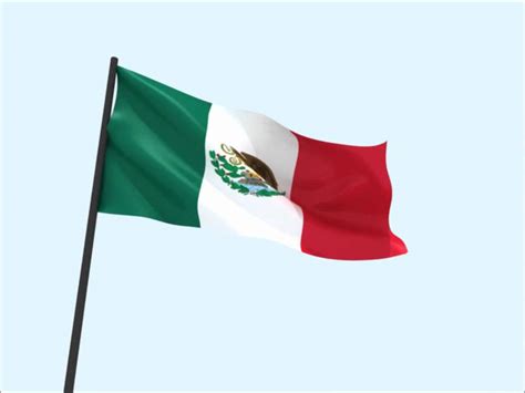 Bajo este escenario, aparecen unas ramas de roble y laurel atadas con una cinta con los colores de la bandera tricolor. bandera mexico - YouTube